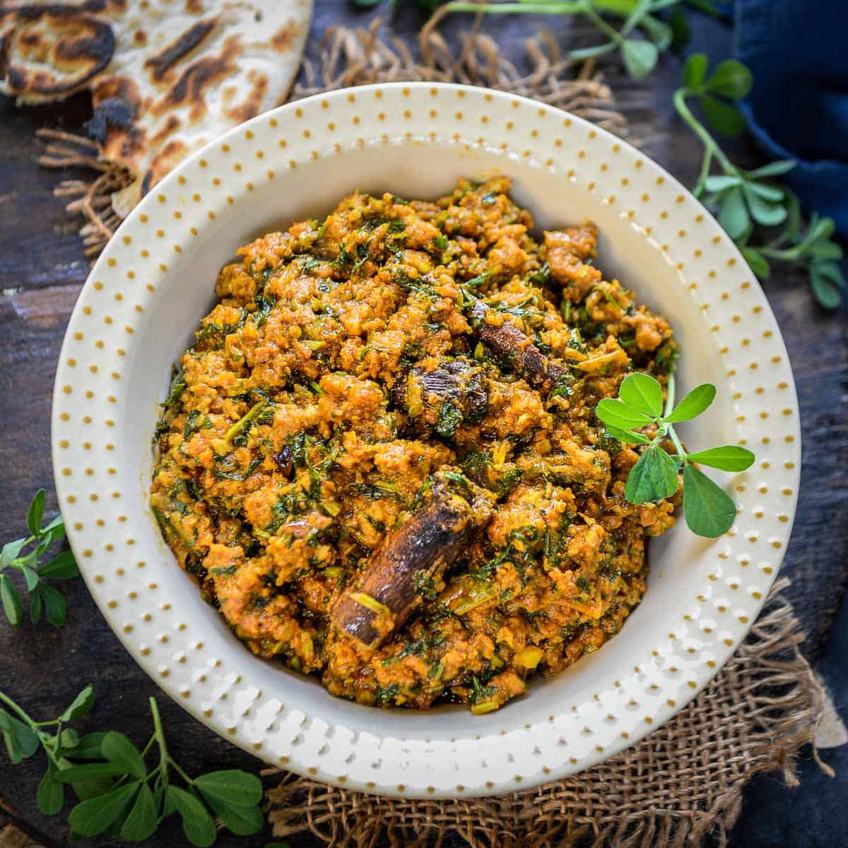 Methi Kheema